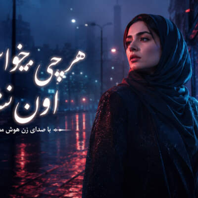 دانلود آهنگ  هر چی میخواستیم اون نشد با صدای زن هوش مصنوعی