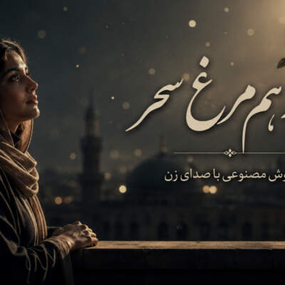 دانلود آهنگ  باز هم مرغ سحر هوش مصنوعی با صدای زن